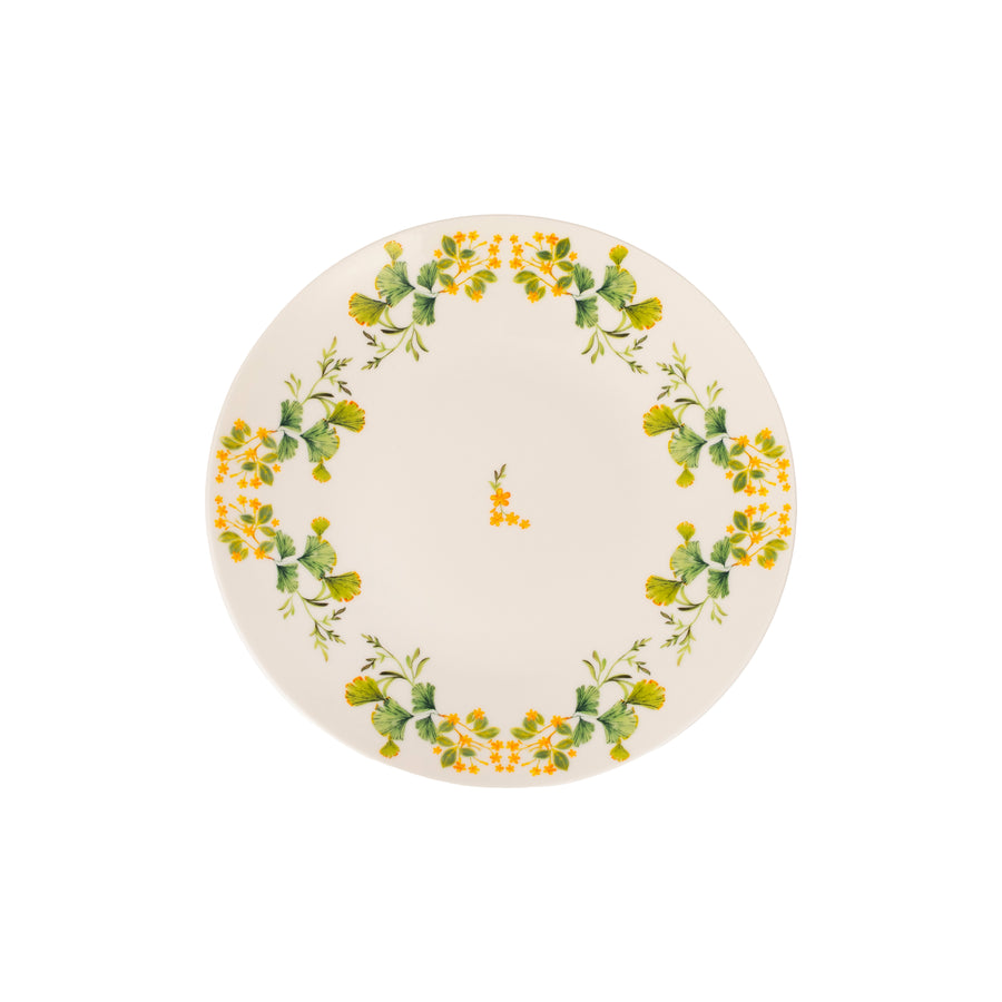 Ginkgo Yellow 25cm Servis Tabağı